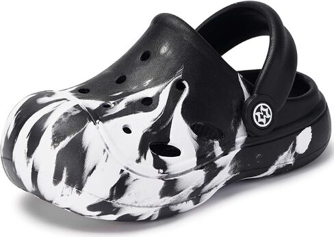 Kvbabby Toddler Clogs Boys Girls Glanden Shoes Little Kids Slips on Slides Sandals الأطفال in Kuwait