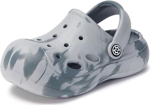 Kvbabby Toddler Clogs Boys Girls Glanden Shoes Little Kids Slips on Slides Sandals الأطفال in Kuwait