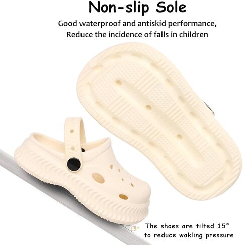 Kids Girls Boys Clogs Garden Shoes Toddler Slides Sandals Children Water Shower Beach Pool Slippers Indoor Outdoor Slip On Cute Water Slipper Shoes(Toddler/Little Kids) in Kuwait
