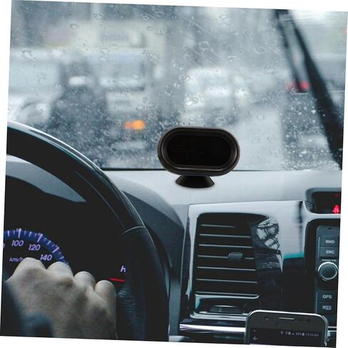 مقياس حرارة مقياس سيارة الفولتميتر مع شاشة رقمية مقياس درجة حرارة دقيقة للاستخدام الداخلي في الهواء الطلق استخدام تسهيل للتركيب لمقبس ولاعة السجائر في السيارة in Kuwait