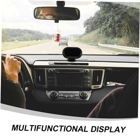 مقياس حرارة مقياس سيارة الفولتميتر مع شاشة رقمية مقياس درجة حرارة دقيقة للاستخدام الداخلي في الهواء الطلق استخدام تسهيل للتركيب لمقبس ولاعة السجائر في السيارة in Kuwait