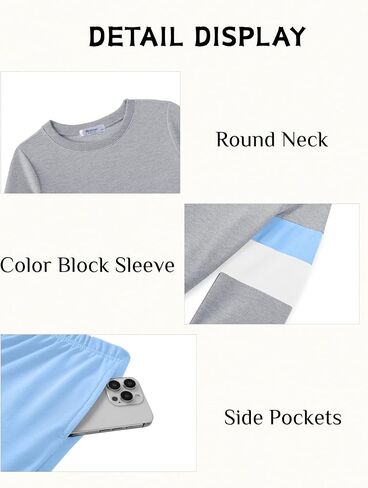 Arshiner Boy Clothes 2 قطعة كتلة من النوع الثقيل والسروال مجموعة الشتاء الخريف للطفل والأطفال 2-9 سنوات in Saudi Arabia