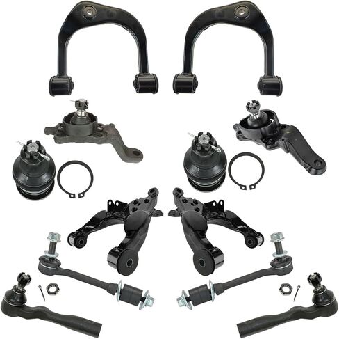New Front 12 Piece Steering & Suspension Kit Compatible with Toyota 2004-2007 Compatible with Sequoia Compatible with Tundra, Replacement for PSA36539 in Saudi Arabia