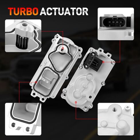 5494878RX Turbo Actuator متوافق مع Dodge RAM 2500 3500 4500 5500 2013-2018 ISB 6.7 Cummins VGT TurboCharger Holset HE300VG HE351VE REPALCE# 6844552AA 68232771AA in Saudi Arabia