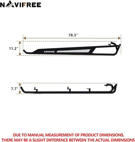 انزلاقات الصخور | كيكرز الأشجار مناسبة لـ Polaris RZR XP 1000 2024 2025 | 4 مقاعد | طلاء مسحوق مقاوم | التثبيت التثبيت in Kuwait