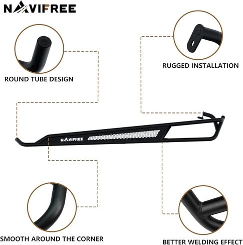 انزلاقات الصخور | كيكرز الأشجار مناسبة لـ Polaris RZR XP 1000 2024 2025 | 4 مقاعد | طلاء مسحوق مقاوم | التثبيت التثبيت in Kuwait