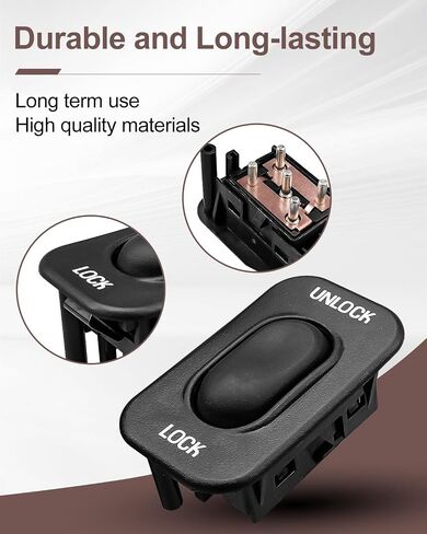مفتاح قفل باب الطاقة الأمامي مناسب لفورد رينجر 1995-2007 و MAZDA B2300 B2500 B3000 B4000 1998-2007 ، استبدل PDS133 ، 1S9038 ، F57Z14028AA ، ZZM066210 ، SW7080 ، 650290 ، in Kuwait