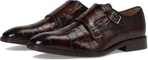Johnston & Murphy Men Sullivan Double Buckle Cap Toe Monk Strap Loafer in Saudi Arabia