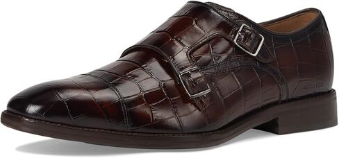 Johnston & Murphy Men Sullivan Double Buckle Cap Toe Monk Strap Loafer in Saudi Arabia