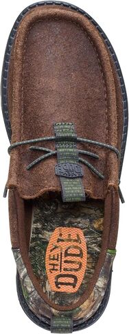 HEYDUDE Men's Wally Funk Realtree Edge Suede Slip-On Loafers | Lightweight Comfortable Casual Shoes in Saudi Arabia
