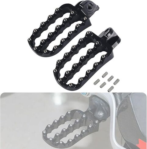 ZXMOTO Black Wide Rider Foot Pegs Footpeg Footsteps Compatible with KTM 790 890 Adventure/R,690 Enduro R/SMC R,950 990 1050 1090 1190 1290 Adventure/R/S/T,6061 Aluminum in Saudi Arabia