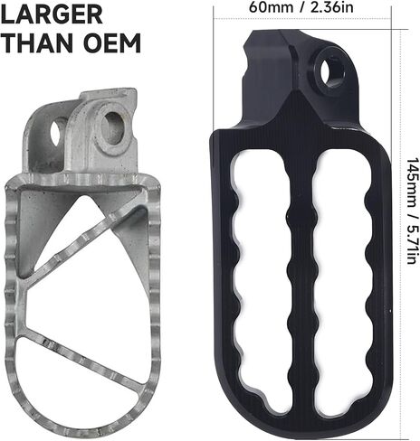ZXMOTO Black Wide Rider Foot Pegs Footpeg Footsteps Compatible with KTM 790 890 Adventure/R,690 Enduro R/SMC R,950 990 1050 1090 1190 1290 Adventure/R/S/T,6061 Aluminum in Saudi Arabia