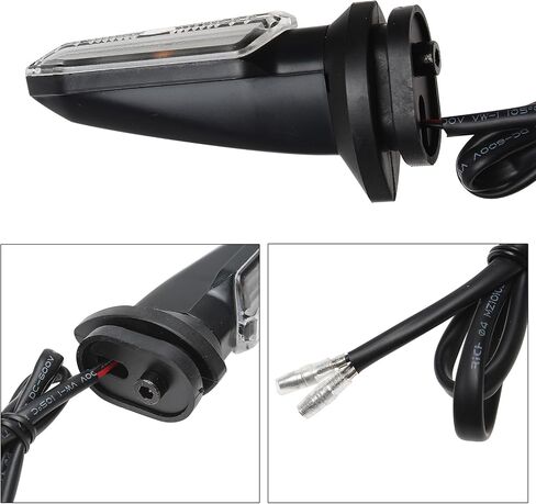 Motorcycle Front or Rear Turn Signal Indicators Compatible with Honda NC700/750 S/X/DCT CTX700 N/DCT CBR 650F/500R/400R/600RR CB 650F/400F/500F/400X/500X (Smoke) in Saudi Arabia