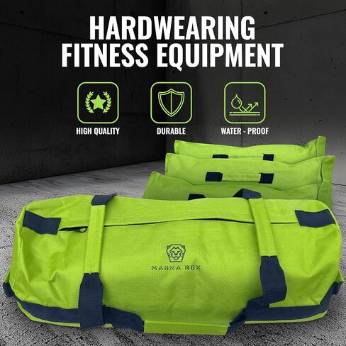 Sandbag Workout Bag - Adjustable Sand Bags for Weight Training | Heavy Duty Equipment - 1 Outer Workout Sandbag, 3 Inner Sandbags, and 1 Soft Kettlebell in Saudi Arabia
