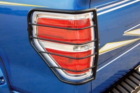 Black Horse Tail Light Guards أسود متوافق مع 2009-2014 Ford F-150-7FDF1A in Saudi Arabia