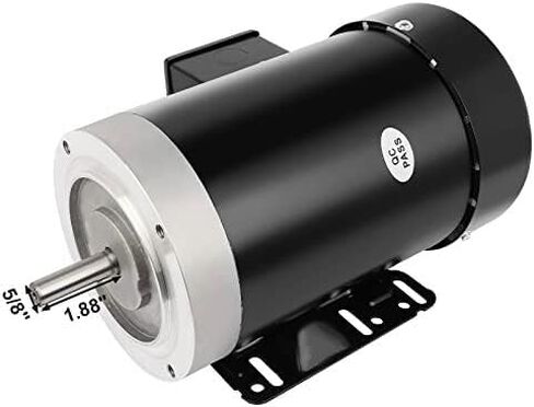 محرك كهربائي 2 حصان 1750 دورة في الدقيقة للأغراض العامة محرك 56C ثلاثي الطور TEFC 230/460 فولت 5/8 بوصة قطر العمود 4 أقطاب 60 هرتز in Kuwait