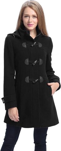 BGSD Women Daisy Wool Blend Toggle Toggle Walking Duffle Coat (متوفر أيضًا بحجم زائد و PETITE) in Saudi Arabia