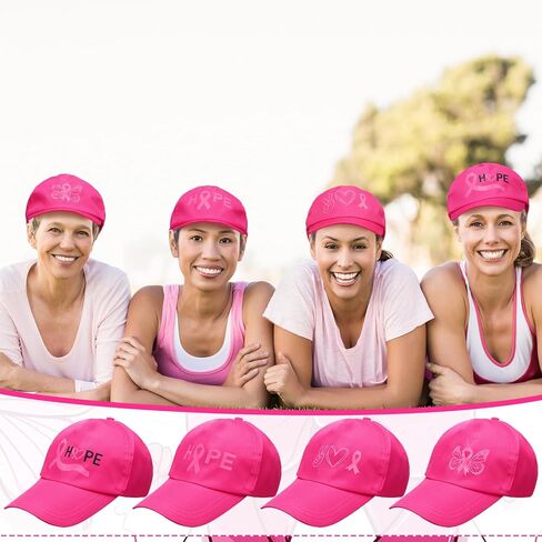 Hercicy 20 PCS Thervice Cancer Awayball Hats للنساء الوقاية من الانتحار قبعات البيسبول القبعات للجنسين القابلة للتعديل in Kuwait