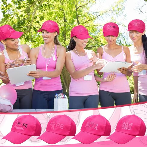 Hercicy 20 PCS Thervice Cancer Awayball Hats للنساء الوقاية من الانتحار قبعات البيسبول القبعات للجنسين القابلة للتعديل in Kuwait