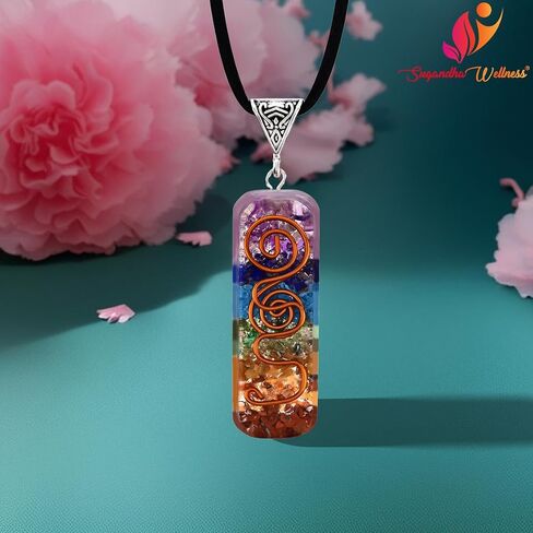 Obsidian Crescent Moon Healing Crystal Necklace - Power, Confidence & Inner Strength Stone Pendant in Saudi Arabia