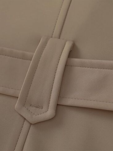 KVE Women's Trench Coat Double Breadged Classic Long Coat Fashion Outerwear in Kuwait