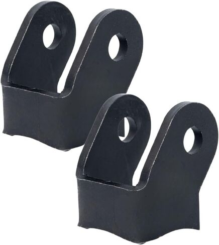 2 Pcs Shock Bracket, Heavy-Duty Shock Absorber, Black Curved Design for Off-Road Trailers (Bending Shock mounts) in Saudi Arabia
