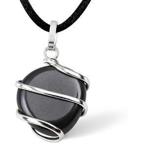 Labradorite Hexagon Healing Crystal Necklace - Inner Magic & Protection. Balance, Positivity & Luck in Kuwait