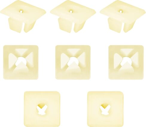 20 PCS إدراج المسمار لوحة ترخيص ، وتجنيب المسمار من النايلون للسيارات مسامير لوحة الرخصة الأمامية والخلفية ، وشعار لوحة التثبيت ، وإطار المصباح ، تقليم in Kuwait