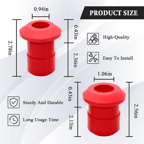 Replaces 54466-JD000 54467-BR00A Polyurethane Front Subframe Bushing Compatible With Nissan Rogue 2008-2013 Front & Rear Sub Frame Bushing Kit Red 4Pcs in Saudi Arabia