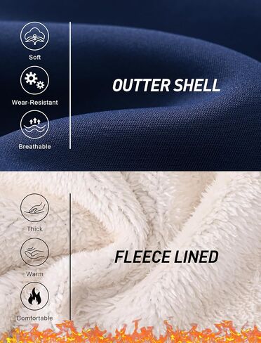 Unisex Boys Girls Sherpa Lined Fleece Sweatpants Jogger Pants Active Athletic Casual Winter Warm in Saudi Arabia