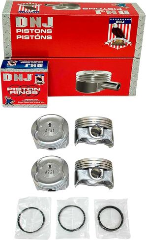 DNJ PRK342 Piston و Ring Kit لعام 2013-2015 شيفروليه سبارك 1.2L L4 16V DOHC 1249CC in Saudi Arabia