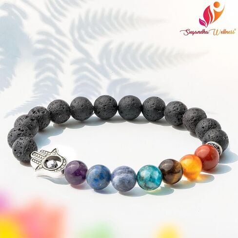 Labradorite Hexagon Healing Crystal Necklace - Inner Magic & Protection. Balance, Positivity & Luck in Saudi Arabia