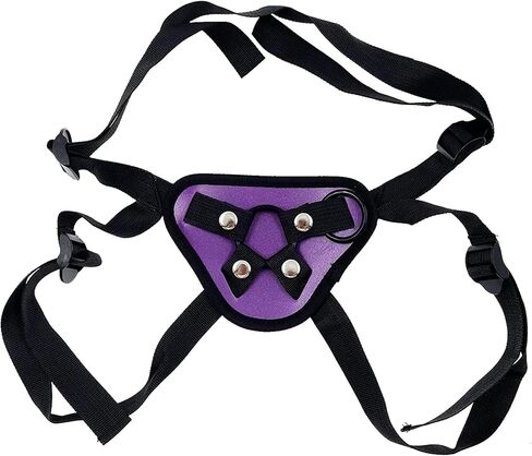 Underwear with Reinforced Crotch for Men Women Couples role play,Strapon Strapless Underwear Boxers Brief(Purple) in Saudi Arabia