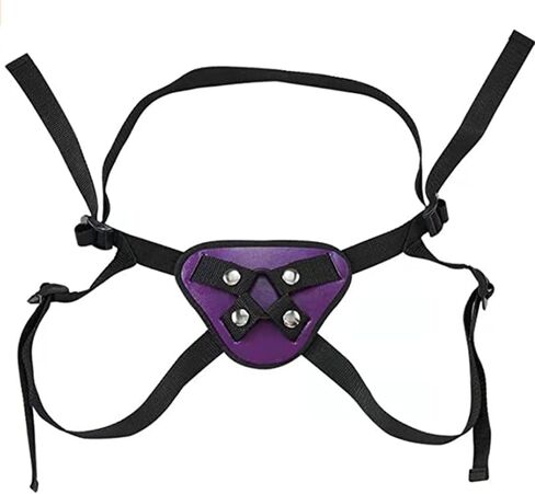Underwear with Reinforced Crotch for Men Women Couples role play,Strapon Strapless Underwear Boxers Brief(Purple) in Saudi Arabia