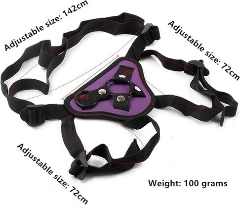Underwear with Reinforced Crotch for Men Women Couples role play,Strapon Strapless Underwear Boxers Brief(Purple) in Saudi Arabia