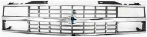 استبدال أجزاء السيارات للشبكة لعام 1988-93 Chevy C K 1500 قذيفة كروم مع إدراج أسود مزدوج المصباح mod_fdrx868-29798 in Saudi Arabia