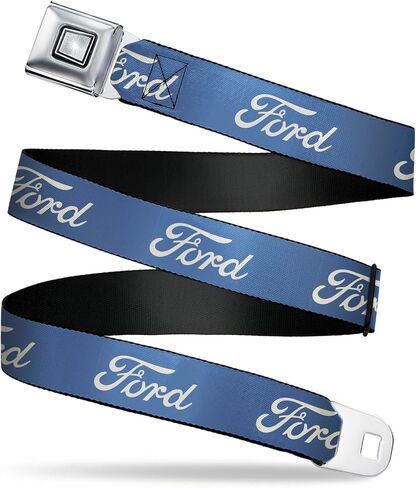 Ford Belt, Seatbelt Buckle, Ford Script Blue White in Saudi Arabia