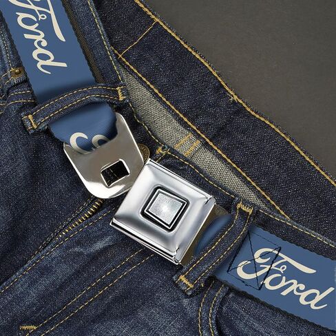 Ford Belt, Seatbelt Buckle, Ford Script Blue White in Saudi Arabia