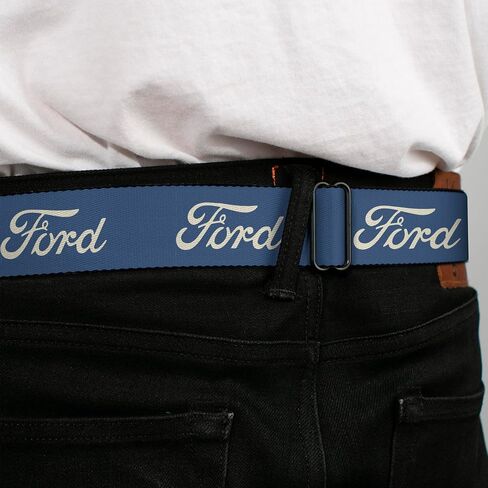 Ford Belt, Seatbelt Buckle, Ford Script Blue White in Saudi Arabia