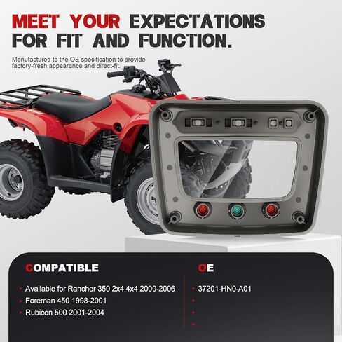 ميدان عداد العدوى المترو من الغطاء العلوي الملائم لمزرعة 350 2000-2006 فورمان 450 1998-2001 Rubicon 500 2001-2004 يحل محل 37201-HN0-A01 37201HN0A01 in Saudi Arabia