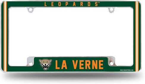 Rico Industries NCAA Marquette Golden Eagles Primary 12" x 6" Chrome All Over Automotive License Plate Frame for Car/Truck/SUV in Saudi Arabia