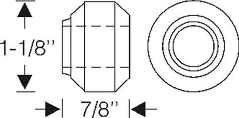 Steele Rubber Products 70-0737-33 Stabilizer Link or Shock Grommet Compatible With 1965-1967 Cadillac Calais in Saudi Arabia