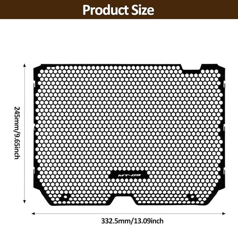 Radiator Cover Grille Guard Protection Compatible with Yamaha MT09 MT-09 MT09 SP 2024-2025 in Saudi Arabia