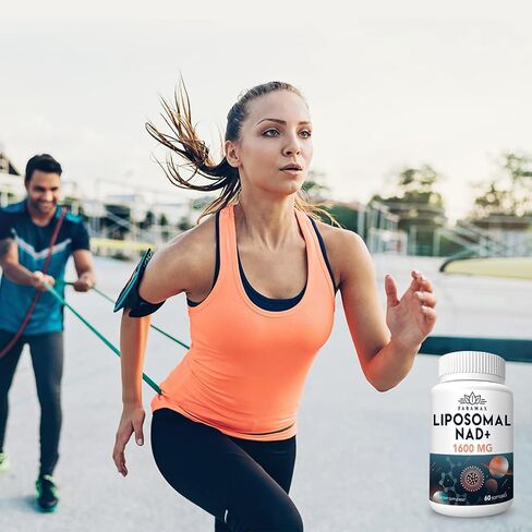 1600 mg Liposomal NAD Supplement, 98% Pure NAD+ Supplement, Superior Absorption, Alternative to Nicotinamide Riboside or NADH to Boost NAD+ for Aging Defense, Energy, Longevity, 120 Softgels in Saudi Arabia