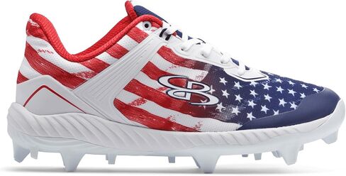 المربع المقولب للرجال في Boombah Victor - USA Patriot - أحجام متعددة in Kuwait