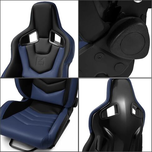 Modifystreet Universal PVC PVC Leather Leather Black+Orange Racing Sent اليمين اليمين [Evo-Series] in Saudi Arabia