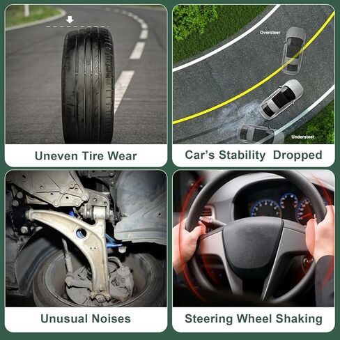 أدوات أذرع التحكم في أكثر الأمامية الأمامية متوافقة مع 2004-2012 Chevy Malibu متوافقة مع مجموعة Pontiac G6 2005-2010 من 8 in Kuwait