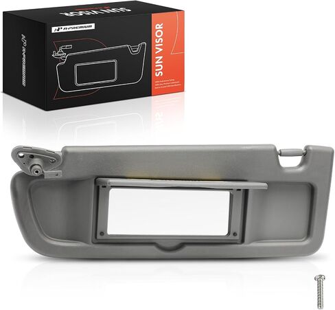 A-Premium Driver Left Side Sun Visor متوافق مع Honda Civic 2006 2007 2008-مع مرآة الغرور ، اللون الرمادي الداكن-يحل محل 83280-SNA-A01ZA ، 83280SNAA01ZA in Saudi Arabia