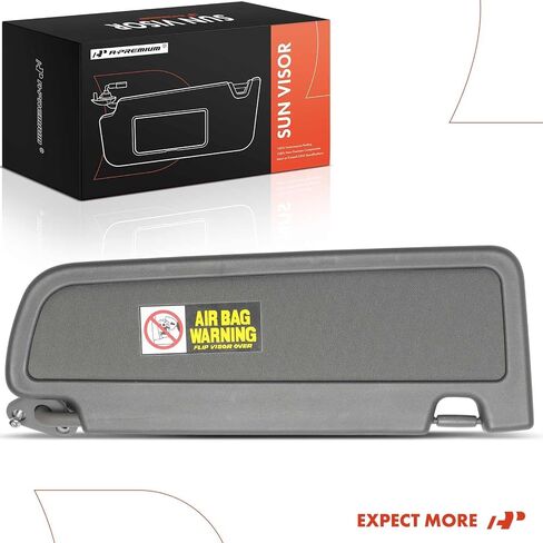 A-Premium Driver Left Side Sun Visor متوافق مع Honda Civic 2006 2007 2008-مع مرآة الغرور ، اللون الرمادي الداكن-يحل محل 83280-SNA-A01ZA ، 83280SNAA01ZA in Saudi Arabia