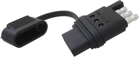 Sturdy 4-Way 4 Pin Trailer Plug Tester | اختبار مصباح LED مضغوط لإشارات الدوران وأضواء الذيل | رجل موصل الذكور/الإناث. in Kuwait